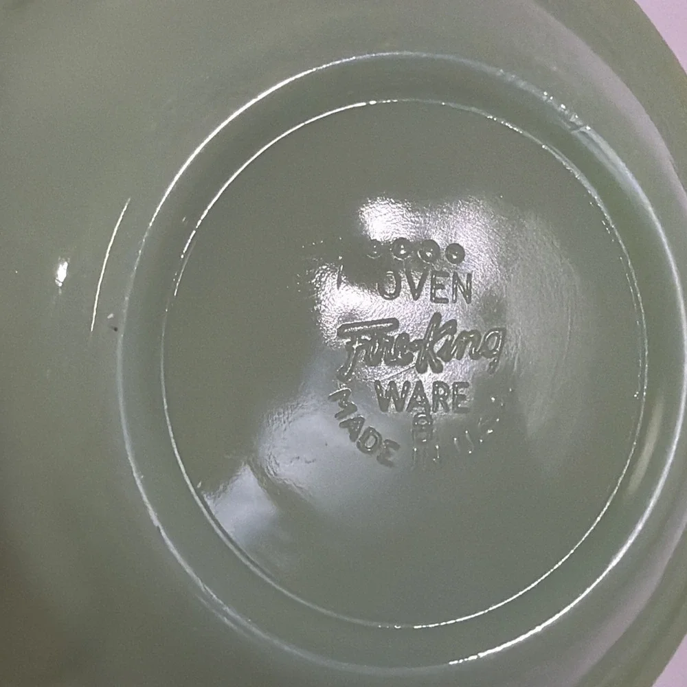 Vintage Jadeite Fireking Bowl Cereal Salad 6